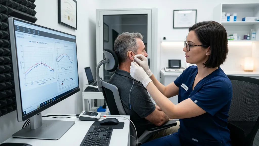Afyon Bolvadin REM Testi Real Ear Measurement işitme cihazı kulak içi ses seviyesi ölçümü